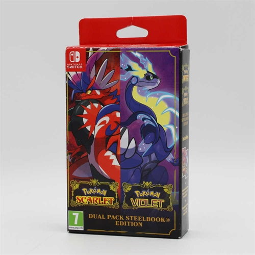 Pokemon Scarlet & Violet - Dual Pack Steelbook Edition - Nintendo Switch Game (A Grade) (Used) 